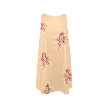 Load image into Gallery viewer, Florals Sleeveless A-Line Pocket Dress (Model D57)
