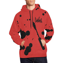 Load image into Gallery viewer, Lashes First All Over Print Hoodie for unisex (USA Size) (Model H13)
