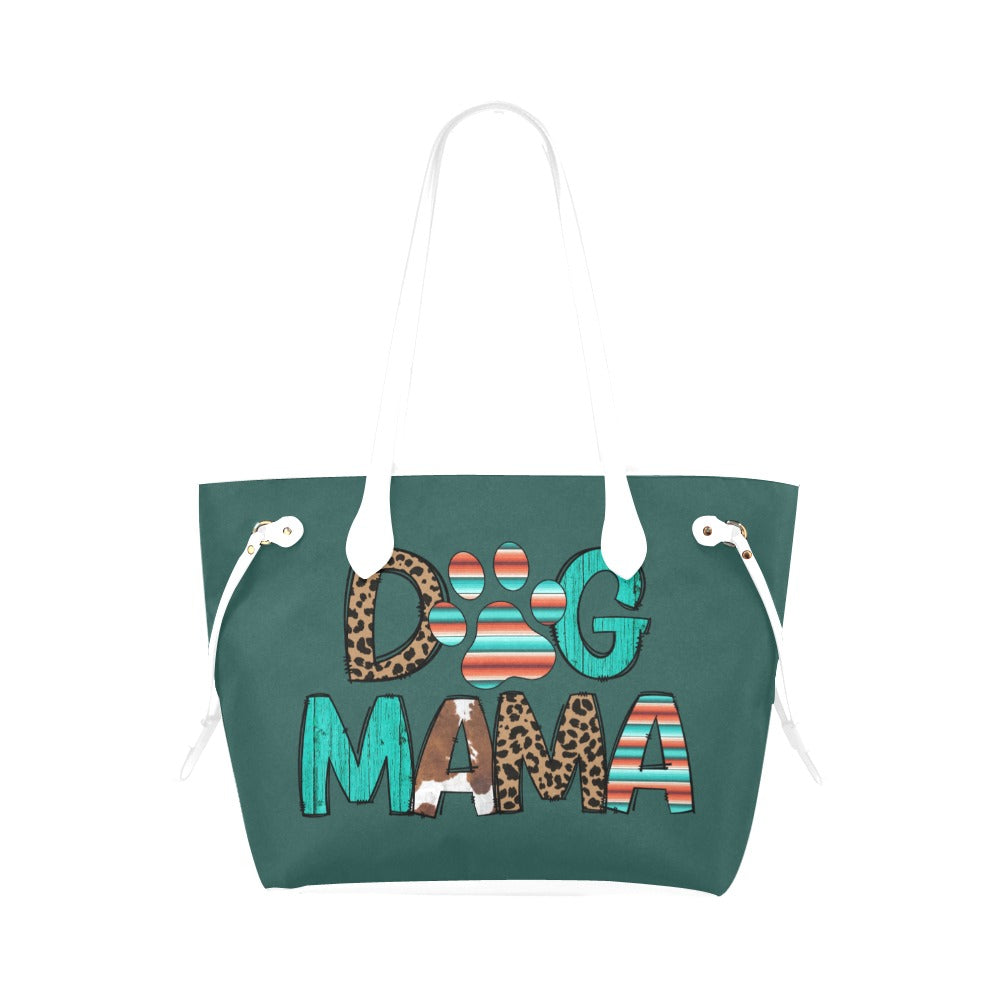 Dog mama Clover Canvas Tote Bag (Model 1661)