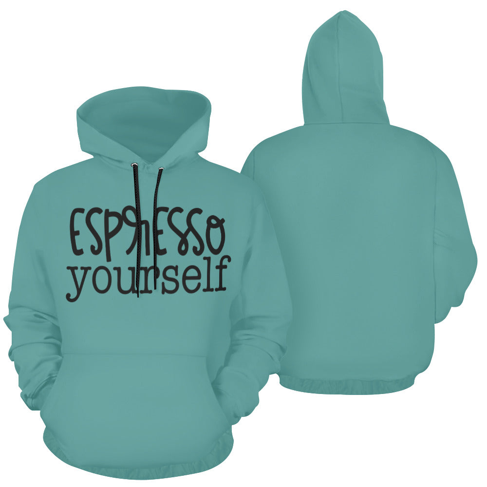 EspressoYourself2 All Over Print Hoodie for  Unisex (USA Size) (Model H13)