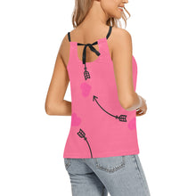 Load image into Gallery viewer, Arrow Heart Loose Fit Halter Neck Top (Model T68)
