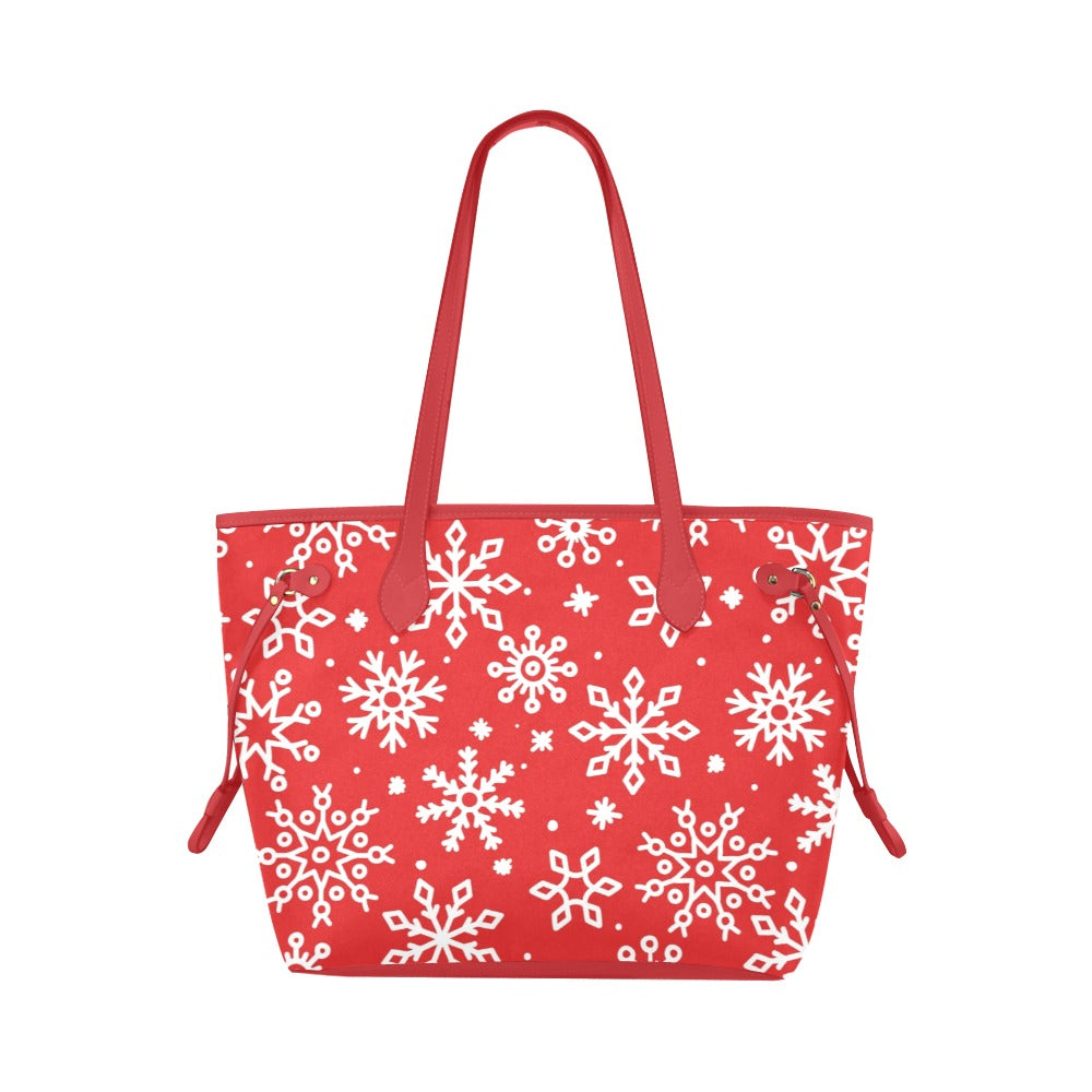 Snow Clover Canvas Tote Bag (Model 1661)