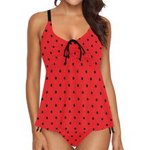 Load image into Gallery viewer, Watermelon Chest Drawstring Swim Dress (Model S30)
